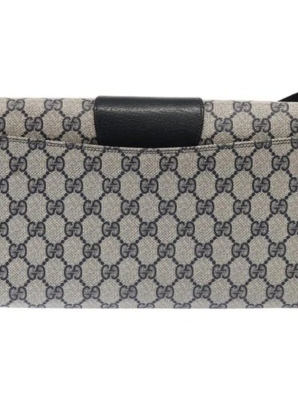 GUCCI GG Supreme Shoulder Bag PVC Leather Navy Gold 94 02 050 Auth ep5428 - Picture 2 of 16